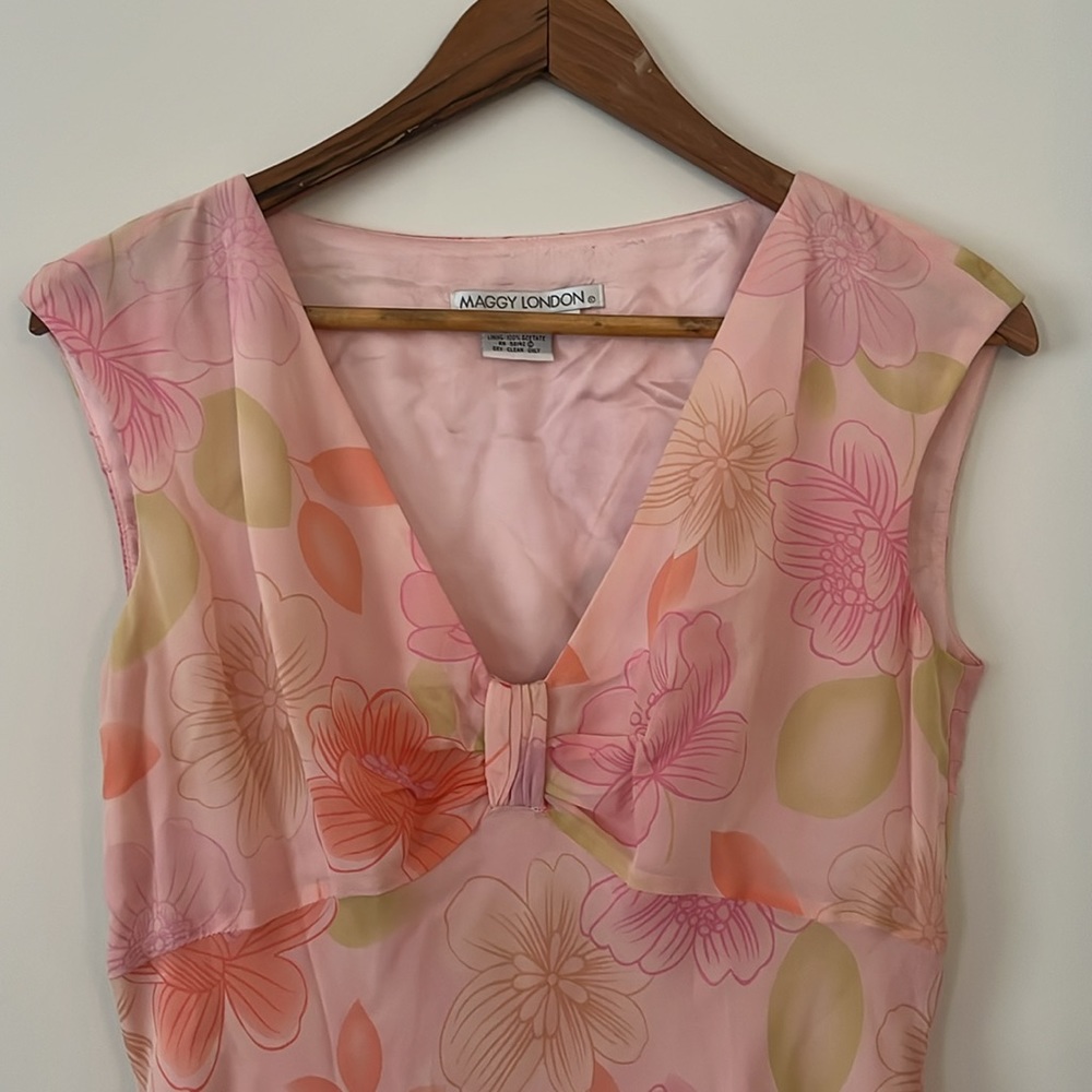 Maggy London silk dress - Picture 2 of 8